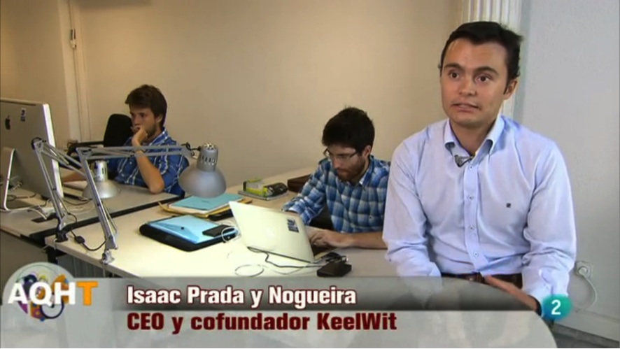 Isaac Prada Interviewed on Tv Program “Aquí Hay Trabajo” Shown By Tve2