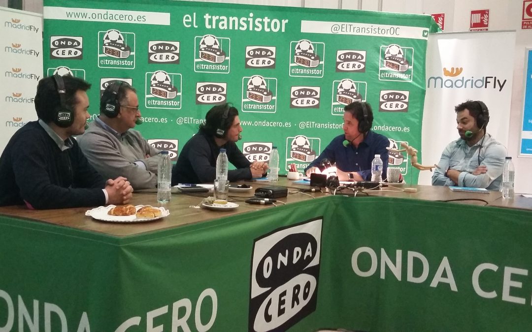 F1 pilot Carlos Sainz Jr and Isaac Prada discuss about F1 aerodynamics in Onda Cero’s radio station