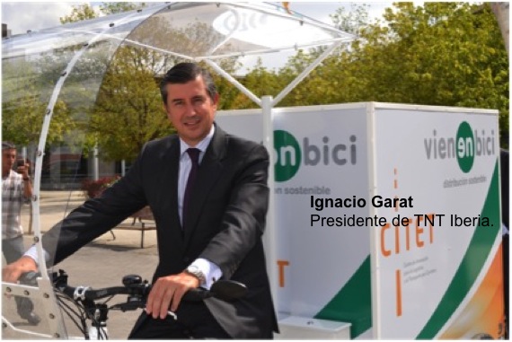 Presentación al ayuntamiento y Comunidad de Madrid y a personalidades del sector de la logística del triciclo eléctrico de carga (tec) diseñado por KeelWit para la empresa Vienenbici